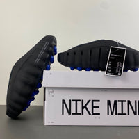 Slides, Blue Black Colorway, Slip On Design, Casual Gift for Shoe Lovers