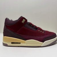 Mid Top Sneakers, Burgundy Beige Colorway, Lace Up Design, Casual Gift for Sneaker Fans