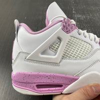 Sneakers, White Pink Colorway, Leather Footwear, Lace Up Design, Casual Gift for Sneaker Fans