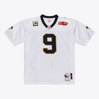 New Orleans Saints Drew Brees White Super Bowl XLIV Authentic Jersey