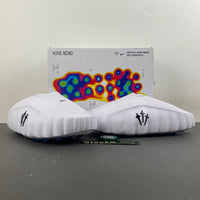 Slides, White Colorway, Slip On Design, Casual Gift for Shoe Lovers