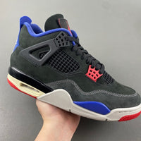 Low Top Sneakers, Blue Black Red Colorway, Lace Up Design, Casual Gift for Sneaker Fans