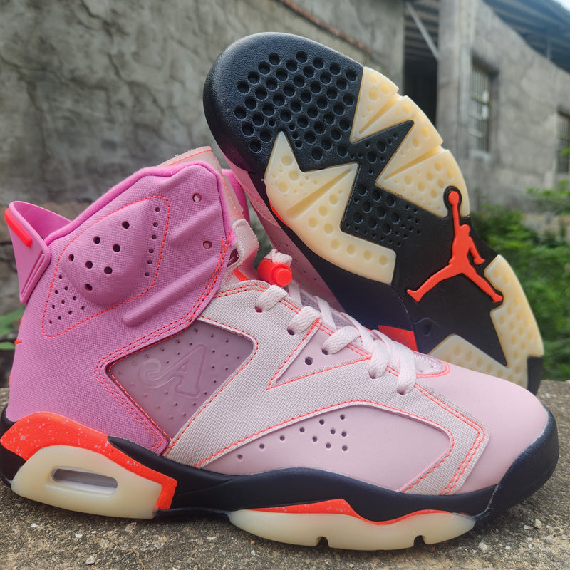 High Top Sneakers, Pink Colorway, Lace Up Design, Casual Gift for Sneaker Fans