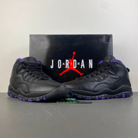 Low Top Sneakers, Black Purple Colorway, Leather Footwear, Lace Up Design, Casual Gift for Sneaker Fans