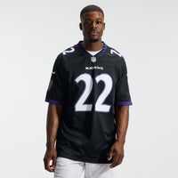 Baltimore Ravens Derrick Henry Black Alternate Game Jersey
