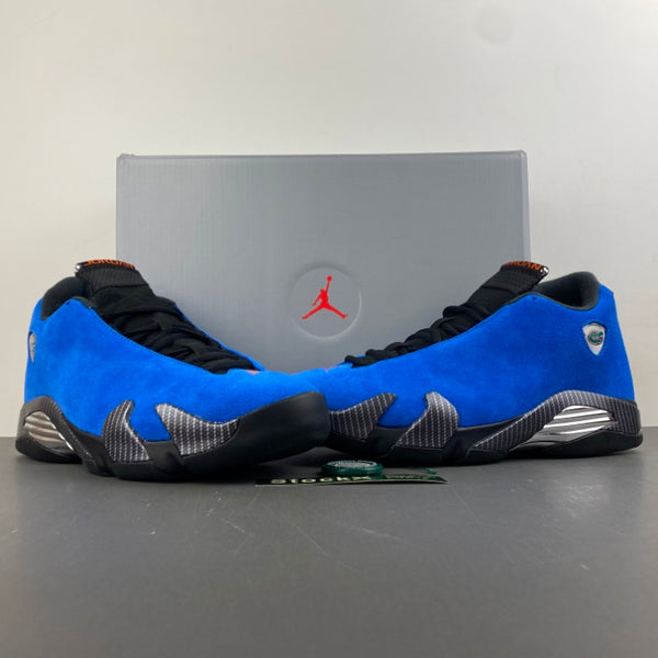 Retro Basketball Shoes, Royal Blue Black Colorway, Lace Up Design, Casual Gift for Shoe Lovers