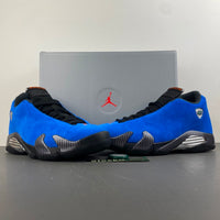 Retro Basketball Shoes, Royal Blue Black Colorway, Lace Up Design, Casual Gift for Shoe Lovers
