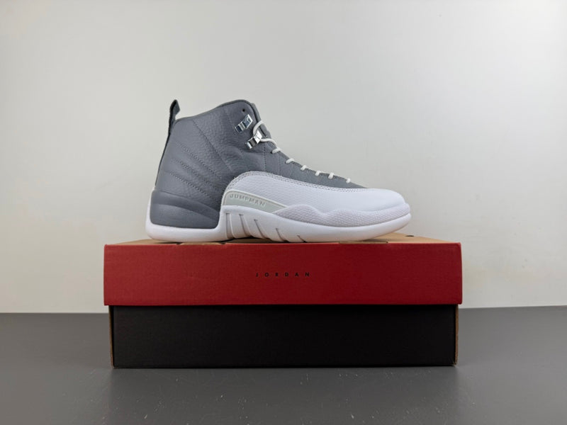 High Top Sneakers, White Gray Colorway, Lace Up Design, Casual Gift for Sneaker Fans