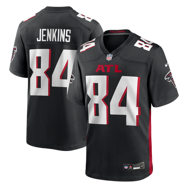 Atlanta Falcons Alfred Jenkins Black Game Retired Player Jersey