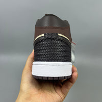 High Top Sneakers, Black Brown Colorway, Lace Up Design, Casual Gift for Sneaker Fans