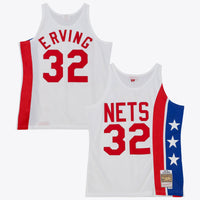 Brooklyn Nets Julius Erving 1973 Home Authentic Jersey - White