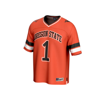#1 Oregon State Beavers Lightweight Collegiate Football Fashion Jersey - Orange
