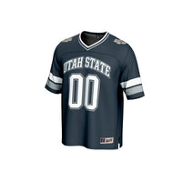 Utah State Aggies NIL Pick-A-Player Football Fashion Jersey - Navy