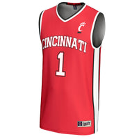 #1 Cincinnati Bearcats Lightweight Basketball Fashion Jersey - Red