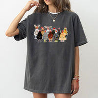 Santa Hat Farm Animal T-Shirt, Chicken Christmas Shirt, Festive Chicken Tee, Humorous Farmer Holiday Graphic Shirt