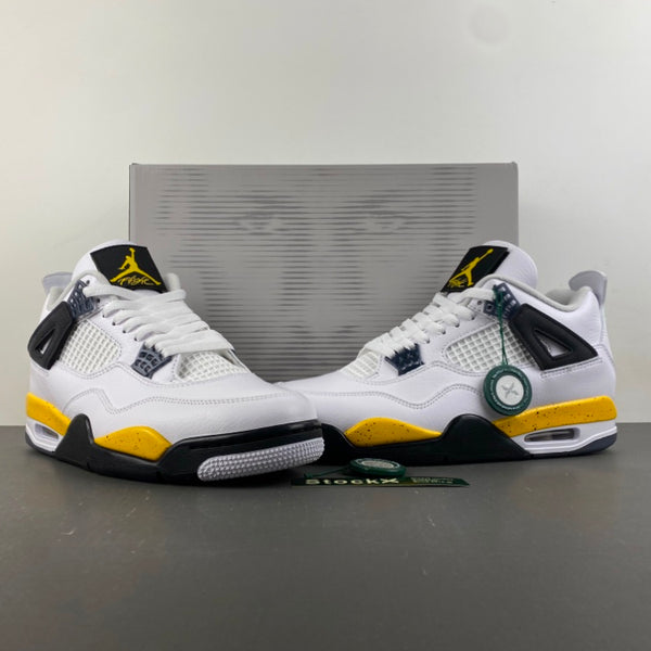 Low Top Sneakers, White Black Yellow Colorway, Lace Up Design, Casual Gift for Sneaker Fans