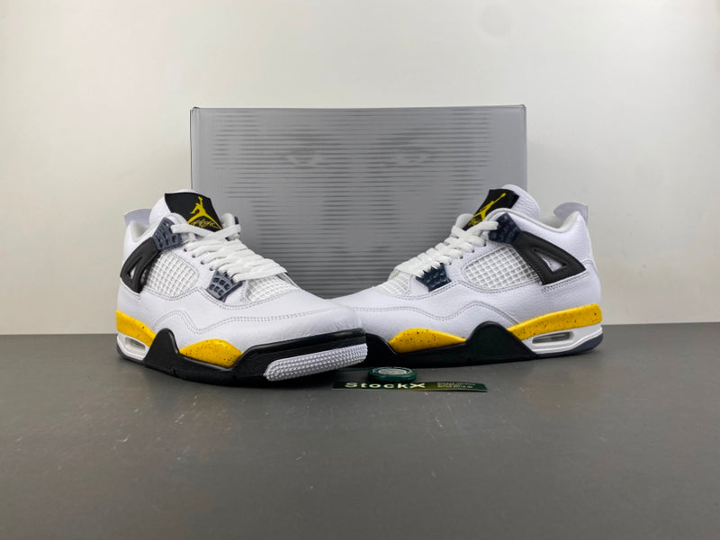 Low Top Sneakers, White Black Yellow Colorway, Lace Up Design, Casual Gift for Sneaker Fans
