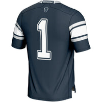 #1 Howard Bison Endzone Football Jersey - Navy