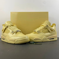 Retro Mid Top Sneakers, Yellow Colorway, Lace Up Design, Casual Gift for Sneaker Fans