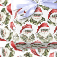 Camo Christmas Gift Wrap, Tactical Santa Wrapping Paper, Military Santa Holiday Wrapping Paper, Camouflage Present Paper, Veteran Gift Wrap