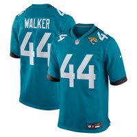 Jacksonville Jaguars Travon Walker Teal Player Game Jersey