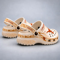 TEX Steerhead - Burnt Orange Mark on Ivory Clogs