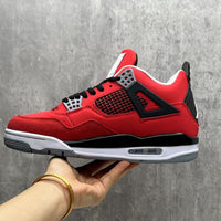 Low Top Sneakers, Red Black Colorway, Lace Up Design, Casual Gift for Sneaker Fans