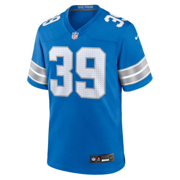 Detroit Lions Jake Bates Blue Team Game Jersey
