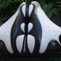 Sneakers, White Black Colorway, Lace Up Design, Casual Gift for Sneaker Fans
