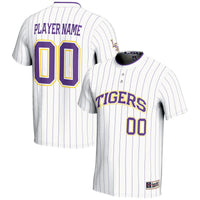 LSU Tigers NIL Pick-A-Player Lightweight Softball Jersey - White