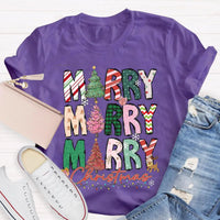 Festive Christmas Holiday Educator Shirt, Merry and Bright Teacher T-Shirt, Adorable Winter Classroom Tee, Teacher Holiday Present, Xmas Apparel