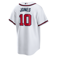 Atlanta Braves Chipper Jones White Home Retired Player Replica Jersey