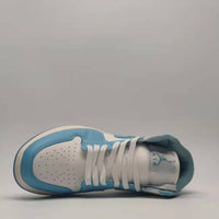 Sneakers, Blue White Colorway, Lace Up Design, Casual Gift for Sneaker Fans