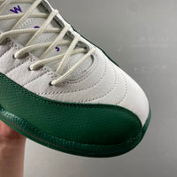 Low Top Sneakers, White Green Purple Colorway, Lace Up Design, Casual Gift for Sneaker Fans