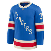 New York Rangers Igor Shesterkin Blue Centennial Premium Jersey