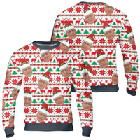Personalized Photo Holiday Sweater, Custom Face Ugly Christmas Sweater, Humorous Family Picture Sweater, Custom Xmas Crewneck Sweatshirt Present