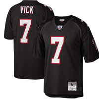 Atlanta Falcons Michael Vick Black Big & Tall 2002 Retired Player Replica Jersey