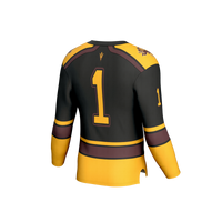 Arizona State Sun Devils Lightweight Hockey Fashion Jersey - Black