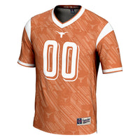 Texas Longhorns Highlight Print NIL Pick-A-Player Football Jersey - Texas Orange