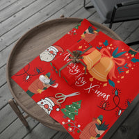 Christmas Tree Gift Wrap, Santa Claus Wrapping Paper, Festive Xmas Holiday Wrapping Paper Roll, Traditional Winter Gift Wrap for Presents