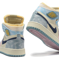 Sneakers, Blue Colorway, Lace Up Design, Casual Gift for Sneaker Fans