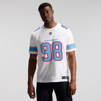 Tennessee Titans Jeffery Simmons White Stitched Limited Jersey