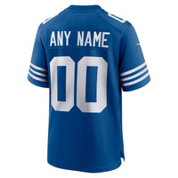 Indianapolis Colts Royal Alternate Custom Jersey