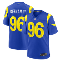 Los Angeles Rams Tim Keenan III Royal Team Game Jersey