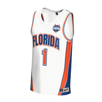 Florida Gators 2025 NCAA Basketball National Champions Commemorative Fashion Jersey - White