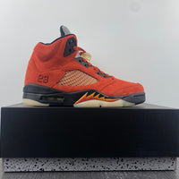 Sneakers, Orange Black Colorway, Lace Up Design, Casual Gift for Sneaker Fans