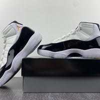 Sneakers, White Black Gold Colorway, Lace Up Design, Casual Gift for Sneaker Fans