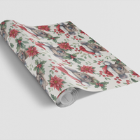 Adorable Koala Holiday Gift Wrap Roll, Santa Koala Christmas Wrapping Paper, Festive Animal Xmas Wrapping Paper, Unique Winter Present Supplies