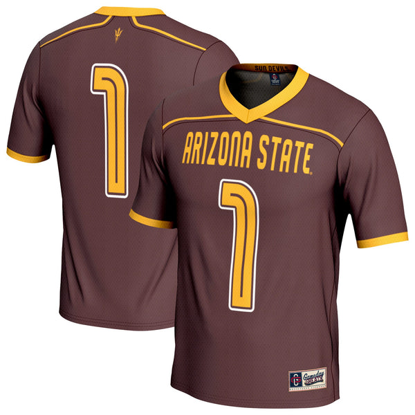 Arizona State Sun Devils Lightweight Lacrosse Fashion Jersey - Maroon