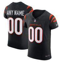 Cincinnati Bengals Black Team Elite Custom Jersey
